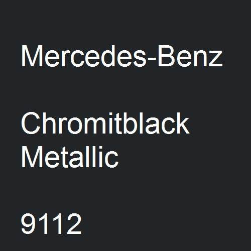 Mercedes-Benz, Chromitblack Metallic, 9112.